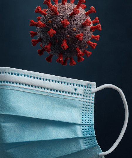 Εναλλακτική εικόνα: Masque et coronavirus
